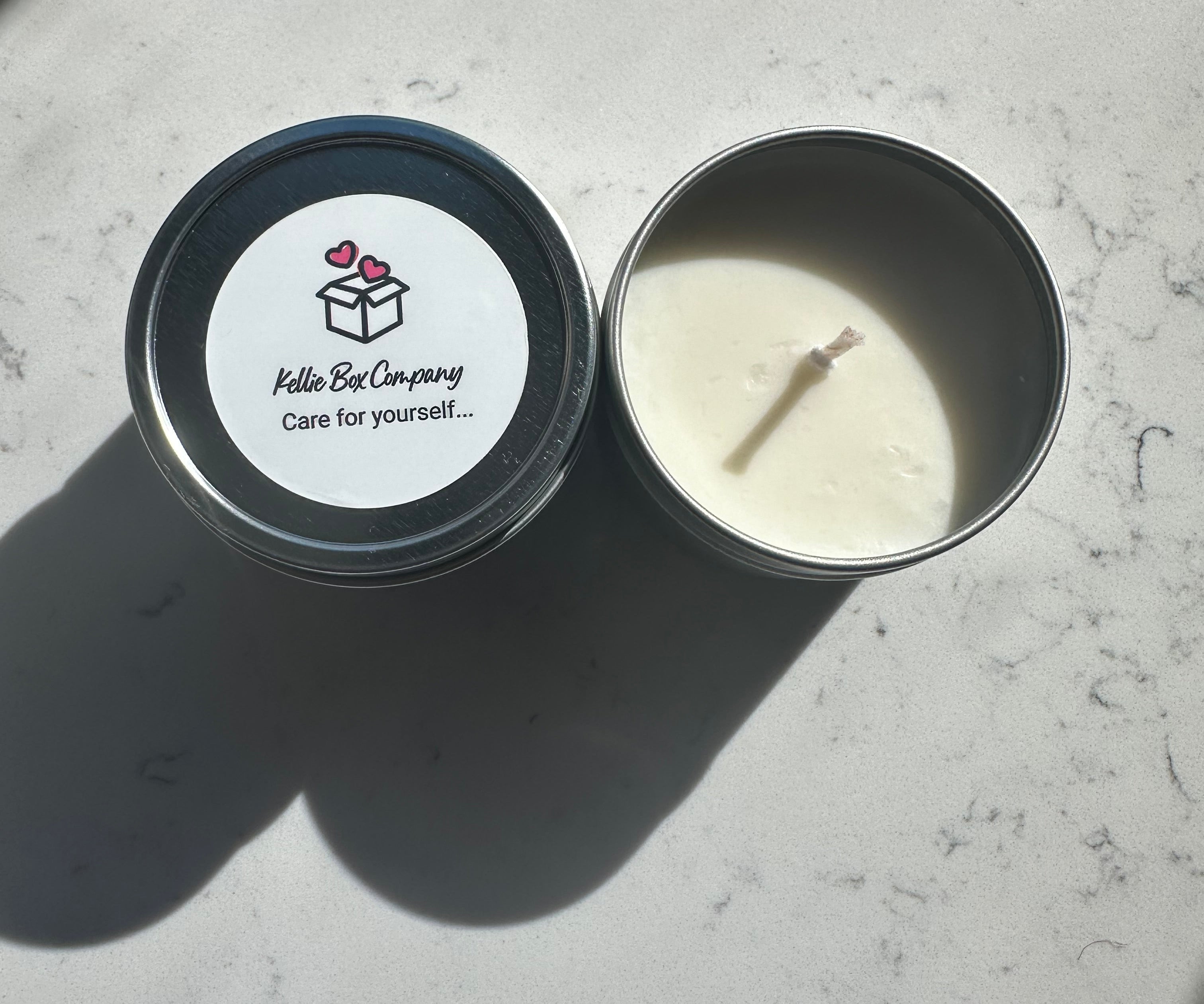 Silver Tin Soy Wax Candle
