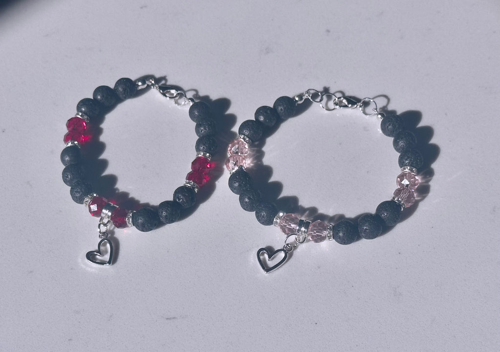 Care for Yourself Lava Bead Bracelet