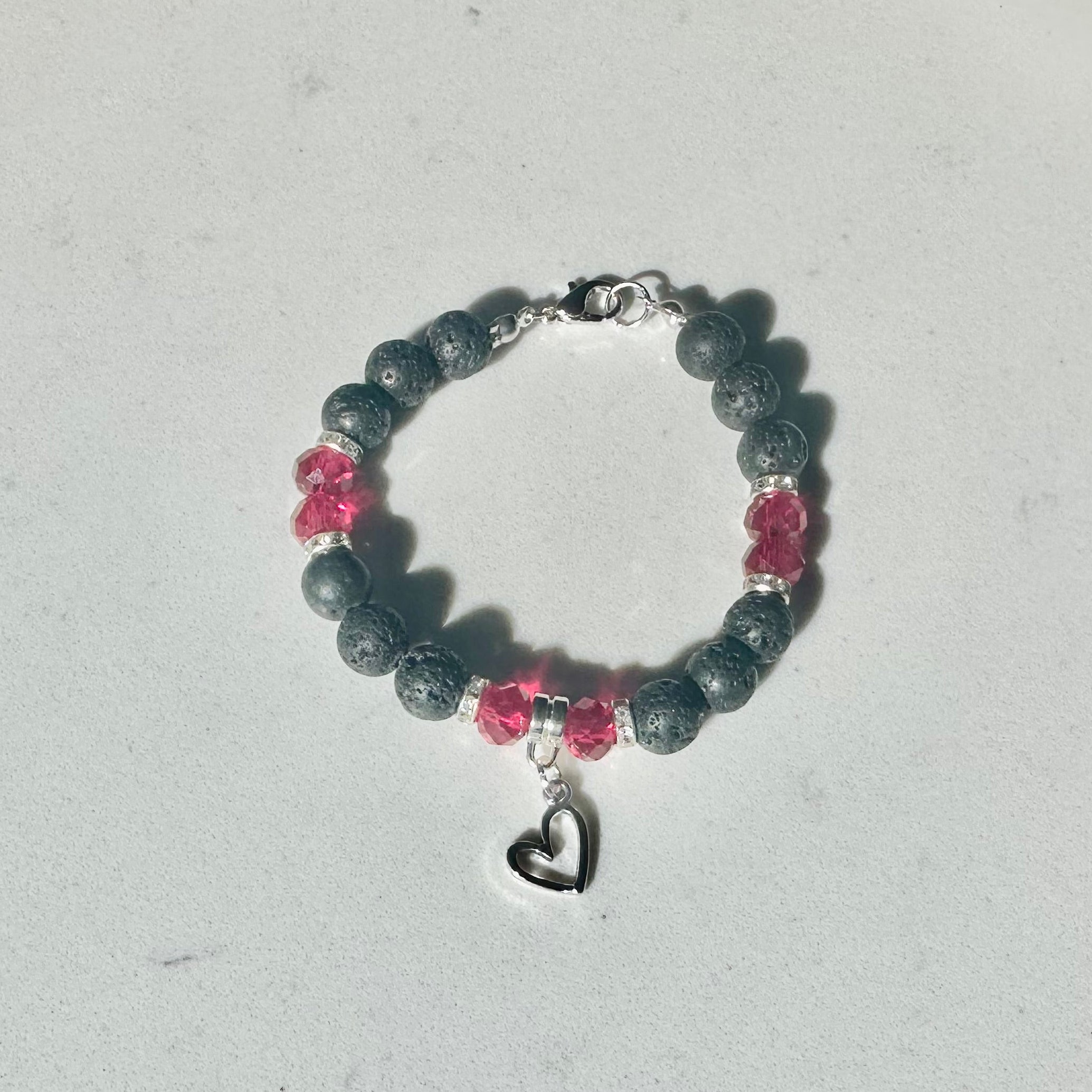 Care for Yourself Lava Bead Bracelet